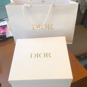 Dior box and paper bag